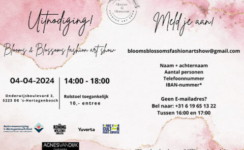 fashion art event Agnes van Dijk Modekunst 2024 Den Bosch Eindhoven blooms & Blossoms